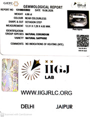 4.66/CT Natural Yellow Sapphire With Govt Lab Certificate-13108D53952